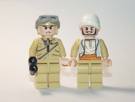 SLK Sallah and German Pilot Indiana Jones Minifigure Toy Gift  - £9.73 GBP