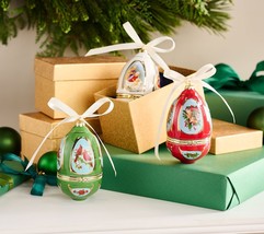 Set of 3 Musical Egg Ornaments with Gift Boxes by Valerie in Classic - £43.49 GBP