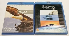 Birds: Flight The Genius Of Birds &amp; Disney Nature Earth Blu-ray  - £9.46 GBP