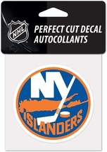 NHL New York Islanders Logo 4&quot;x4&quot; Perfect Cut Decal Single WinCraft - £8.75 GBP