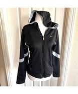 Nike Sphere Dry full Women’s Lightweight Full Zip hoodie black white Small - $19.75