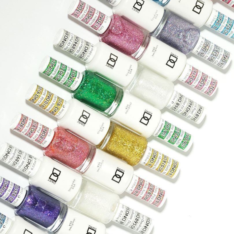 DND 2023 Super Glitter Soak Off Gel-Polish Duo .5oz LED/UV #893 - 929- P... - $11.98