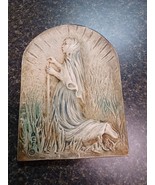 Alice Cranston Fenner Wall Tile 3D Virgin Mary Chalkware 8.5&quot; 1943 - €42,21 EUR