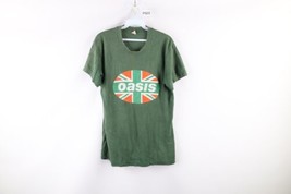 Vintage 90s Mens Medium Thrashed Oasis European Tour Double Sided Band T... - $692.95