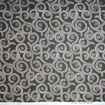 Sevenberry Fabric Made in Japan Trailing Vines and Flowers 100% Cotton 3/4 Yard - £7.18 GBP