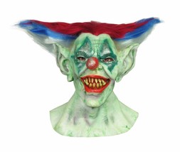 Outta Control Clown Latex Mask Horror Adult Halloween Costume Accessory - £22.85 GBP