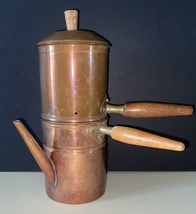 Copper Two Tiered Tea Maker 1960&#39;s - £18.38 GBP