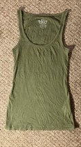 Women’s Olive Green Tank Top, Route 66, Size Medium, Pre-0wned - £7.97 GBP