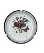 MCM Butterfly Ashtray Speckled Brown Flower Stoneware Japan Vintage - €8,37 EUR