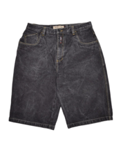 Willie Esco Duns Jean Shorts Mens 40 Black Wash Denim Baggy Fit HipHop y2k - £26.52 GBP