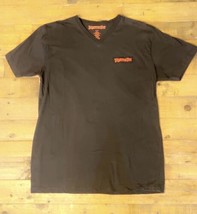 Jagermeister Mens T Shirt Black V-Neck Short Sleeve, Size Large - £7.77 GBP