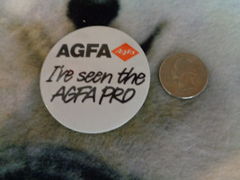 AGFA I&#39;ve seen the AGFA Pro Film Photography Advertising Pinback Button ... - £3.12 GBP