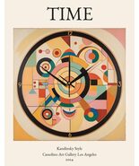 TIME - KANDINSKY STYLE GEOMETRIC POSTER - CASSOLINO - KRUGERS POSTERS (2... - $19.00+
