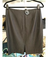 ELIE TAHARI Black Pin Striped &quot;Bennet&quot; Skirt Style#E30FT301 Sz 6 NWT - $127.73 CAD