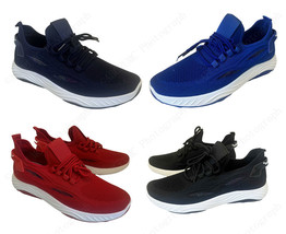 Brand New Men&#39;s Sneakers Sock Mesh Lace Up Sport Athletic Slip-on Walkin... - $25.68 CAD