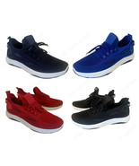 Brand New Men&#39;s Sneakers Sock Mesh Lace Up Sport Athletic Slip-on Walkin... - $18.30
