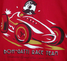 Inaugural Grand Prix Baltimore 2011 T Shirt Large Mr Boh Boh-Gatti Race ... - $49.49