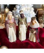 Vintage 1960’s Nativity 3 Wiseman ART Plastics Figurines Hong Kong - $27.60 CAD