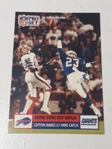 James Lofton Buffalo Bills 1991 Pro Set Super Bowl XXV Replay Card #46 - £0.78 GBP