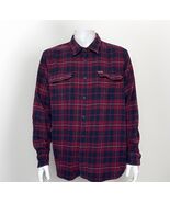 Orvis Shirt Jacket Mens 2XL Red Blue Plaid Flannel Heavy Shacket Hunting... - €24,71 EUR