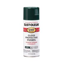 Rust-Oleum Stops Rust Gloss Dark Hunter Green Spray Paint - $12.95