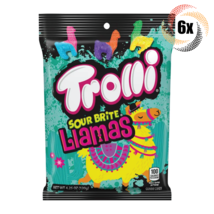 6x Bags Trolli Sour Brite Tropical Llamas Gummi Candy | 4.25oz | Fast Shipping! - £18.79 GBP