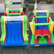 YARD Bounce House Inflatable Obstacle Course Rainbow Bouncer Jumper with Blower image 7