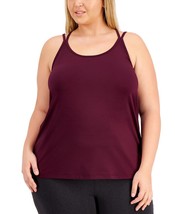 MSRP $20 Ideology Plus Size Strappy Tank Top Purple Size 1X (DEFECT) - £6.38 GBP