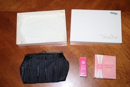 Avon Going Steady 1960s Black Purse Plum Blossom Fashion Lipstick Powder... - $532.59 MXN