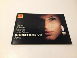 KODAK Kodacolor VR 35 mm Pictures with New Films Pamphlet Booklet Advertisement - $5.80