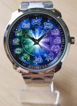Zodiac Sings Stars Art Stylish Rare Quality Wrist Watch  - £28.14 GBP
