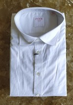 Camisa de popelina lisa formal rosa Thomas envío gratuito a todo el mund... - $74.57