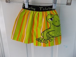 MUD PIE &quot;F&quot; is For Frog Boxers Size 0/12 Months Infants NWOT - £12.01 GBP