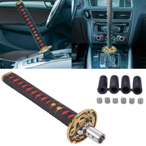 JDM Samurai Sword Black / Red Shift Knob Shifter Alloy Katana Universal 30cm - $27.88