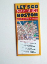 &quot;Let&#39;s Go Map Guide Boston&quot; First Edition 1996 - $5.75