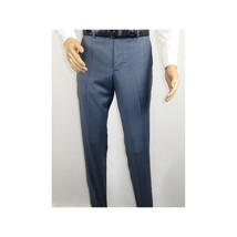 Men Suit BERLUSCONI Turkey 100% Italian Wool Super 180's 3pc Vested #Ber4 Navy image 10