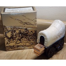 Vintage Avon Covered Wagon After Shave Wild Country Empty Bottle With Box - $8.97