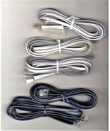 Telephone Extension Cord Modular Cable Line Wire Lot of 5  - $88.05 MXN