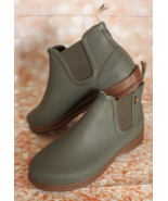 BOGS Women&#39;s Sweetpea Waterproof Slip On Rain Boots Sage 72198-306 Size 6 - £25.57 GBP
