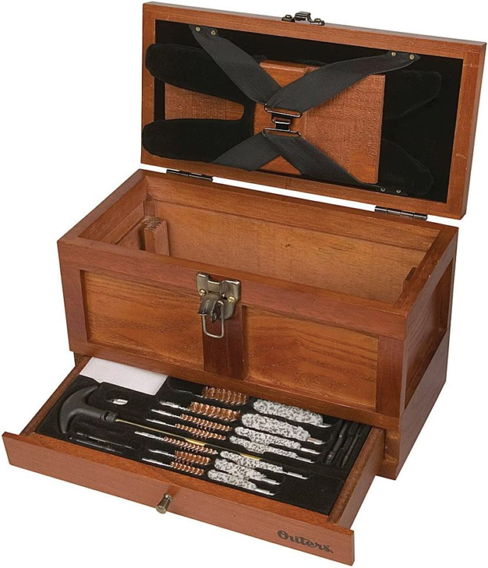 25 - Piece Universal Wood Gun Cleaning Tool Chest (.22 Caliber and Up), ... - $118.87