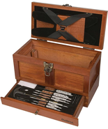 25 - Piece Universal Wood Gun Cleaning Tool Chest (.22 Caliber and Up), ... - £94.74 GBP