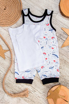 Clothing Set (infant boys), Summer,  Nosi svoe 5018-002 (kosmos-bilyj) - $21.60+