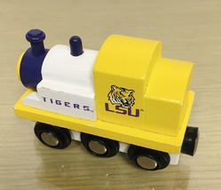 unbranded LSU Tigers - wooden train engine EX/NM - $5.93
