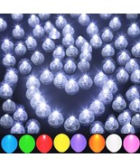 100Pcs Led Balloon Light Mini Round Balls Lights, Tiny Led Light Long St... - £14.15 GBP