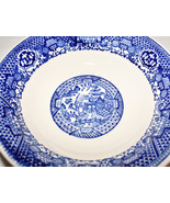 Vtg Blue Willow 6.5&quot; Soup/Cereal Bowls Set of 3 Blue Transferware China ... - £9.48 GBP