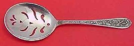 Corsage by Stieff Sterling Silver Pea Spoon Pierced 8 1/8" Serving Vintage - £244.22 GBP