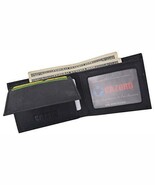 RFID Blocking Genuine Leather Bifold Wallet USA Stars &amp; Stripes Design C... - $25.67 CAD
