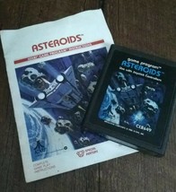 1981 Atari Asteroids Video Game Cartridge with Instruction Manual - £23.64 GBP