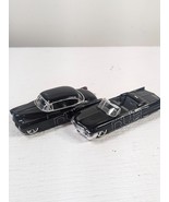 Jada SET 2 Dub City Old Skool 1962 Cadillac &amp; 1953 Cadillac black cars S... - $5.00