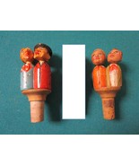 Figural 2 couples mechanical Bottle Stopper G. LANG SEL. ERBEN OBERAMMER... - $116.75 CAD